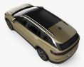 Volkswagen ID.6 X Prime 2022 3d model top view