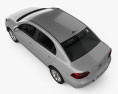 Volkswagen Voyage 2021 3Dモデル top view