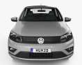 Volkswagen Voyage 2021 Modelo 3d vista de frente