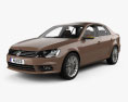 Volkswagen Bora HQインテリアと 2012 3Dモデル