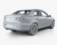 Volkswagen Bora con interior 2012 Modelo 3D