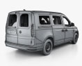 Volkswagen Caddy Maxi Panel Van with HQ interior 2022 3d model