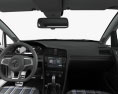Volkswagen Golf GTE hatchback 5-door with HQ interior 2019 3d model dashboard
