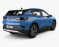 Volkswagen ID.4 带内饰 2020 3D模型 后视图