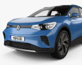 Volkswagen ID.4 HQインテリアと 2020 3Dモデル