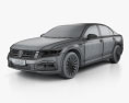 Volkswagen Phideon 2022 3d model wire render