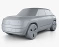Volkswagen ID.Life 2022 3d model clay render