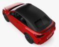 Volkswagen T-Roc R-Line cabriolet 2021 Modello 3D vista dall'alto