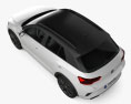 Volkswagen T-Roc R-Line 2022 Modello 3D vista dall'alto