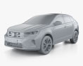 Volkswagen Taigo R-Line 2021 3d model clay render