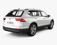 Volkswagen Tiguan Allspace Elegance 2017 Modello 3D vista posteriore