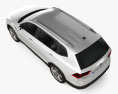 Volkswagen Tiguan Allspace Elegance 2017 Modello 3D vista dall'alto