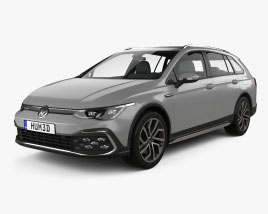 Volkswagen Golf Alltrack 2020 3D 모델 