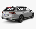 Volkswagen Golf Alltrack 2020 3d model back view