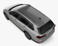 Volkswagen Golf Alltrack 2020 3d model top view