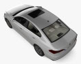 Volkswagen Bora con interni 2019 Modello 3D vista dall'alto