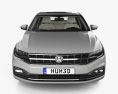 Volkswagen Bora con interni 2019 Modello 3D vista frontale