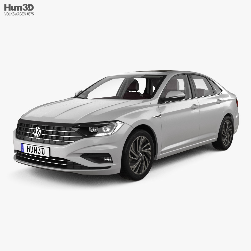Volkswagen Sagitar with HQ interior 2019 3D model