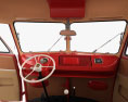 Volkswagen Transporter Passenger Van mit Innenraum 1950 3D-Modell dashboard