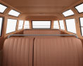 Volkswagen Transporter Passenger Van mit Innenraum 1950 3D-Modell