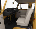 Volkswagen Transporter T2 Passenger Van with HQ interior 1972 3d model seats