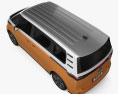 Volkswagen ID Buzz 2022 Modelo 3D vista superior