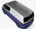 Volkswagen ID Buzz Cargo 2022 3d model top view
