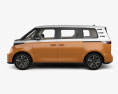 Volkswagen ID Buzz з детальним інтер'єром 2022 3D модель side view