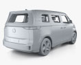 Volkswagen ID Buzz з детальним інтер'єром 2022 3D модель