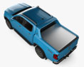 Volkswagen Amarok 双人驾驶室 Aventura 2022 3D模型 顶视图