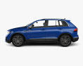 Volkswagen Tiguan Allspace Elegance 2020 Modello 3D vista laterale