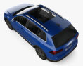 Volkswagen Tiguan Allspace Elegance 2020 Modello 3D vista dall'alto