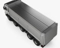 Volvo FM Truck 10×4 Mezzo d'opera 2010 Modello 3D vista dall'alto