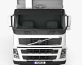 Volvo FM Truck 10×4 Mezzo d'opera 2010 Modello 3D vista frontale