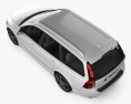 Volvo V50 Classic 2014 3D-Modell Draufsicht