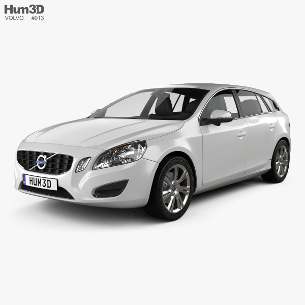 Volvo V60 2014 3D model