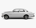 Volvo Amazon coupe 1961 3d model side view