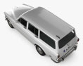 Volvo Amazon wagon 1961 3d model top view