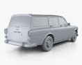 Volvo Amazon wagon 1961 3D-Modell