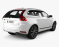 Volvo XC60 2017 3D 모델  back view