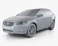 Volvo XC60 2017 3D 모델  clay render