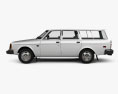 Volvo 245 wagon 1975 3d model side view