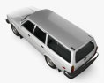 Volvo 245 wagon 1975 3d model top view