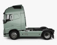 Volvo FH Sattelzugmaschine 2012 3D-Modell Seitenansicht