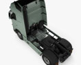 Volvo FH Sattelzugmaschine 2012 3D-Modell Draufsicht