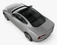 Volvo XC 概念 Coupe 2013 3D模型 顶视图