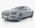 Volvo XC Concept Coupe 2014 3d model clay render