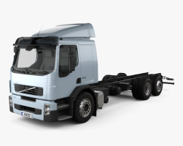 Volvo FE Chassis Truck 2014 3D model