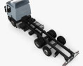 Volvo FE Chassis Truck 2014 3d model top view