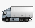 Volvo FE hybrid Box Truck 2014 3d model side view